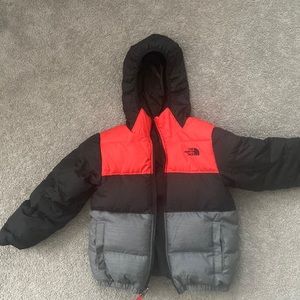 North face boys small reversible 7/8 winter jacket